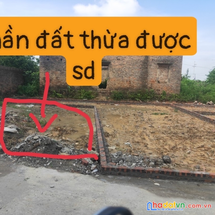 Chỉ 1 tỷ 050tr sở hữu ngay 70m thổ cư, gần sân bay nội bài