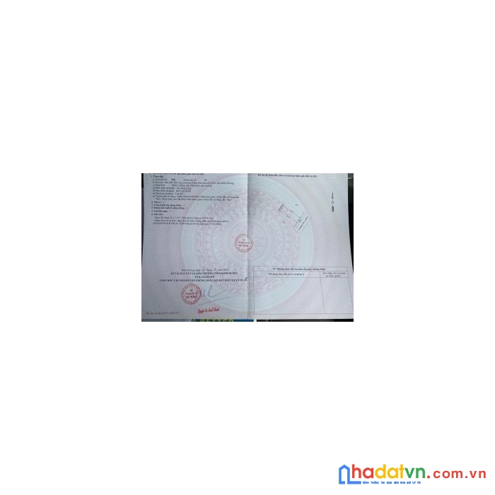 Chính chủ cần bán lô đất vị trí vàng tại bình dương