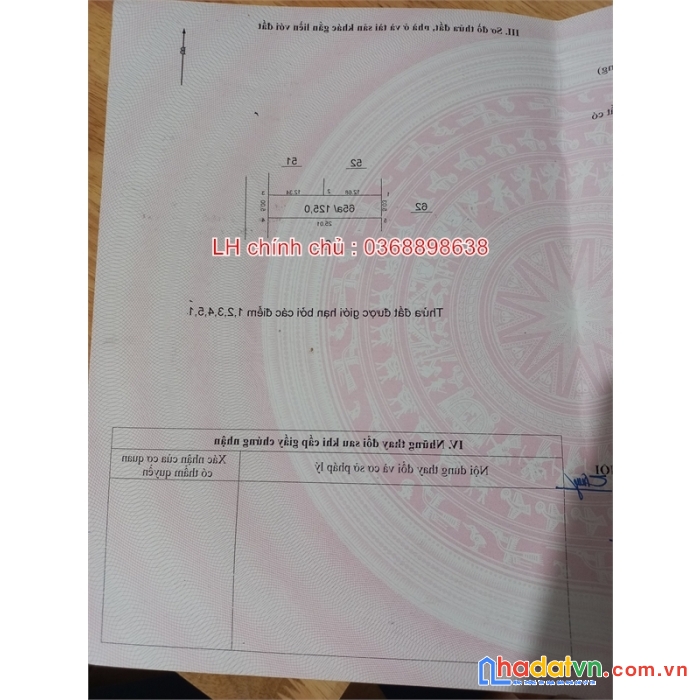 Chính chủ bán đất gần ql3 nội phật, mai đình, sóc sơn, hà nội
