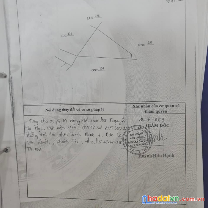 Cần bán 2 lô đất liền kề vị trí đẹp tại khánh hòa