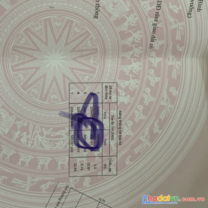 Chính chủ cần bán gấp căn nhà tại xã tân bình- tp thái bình - thái bình.