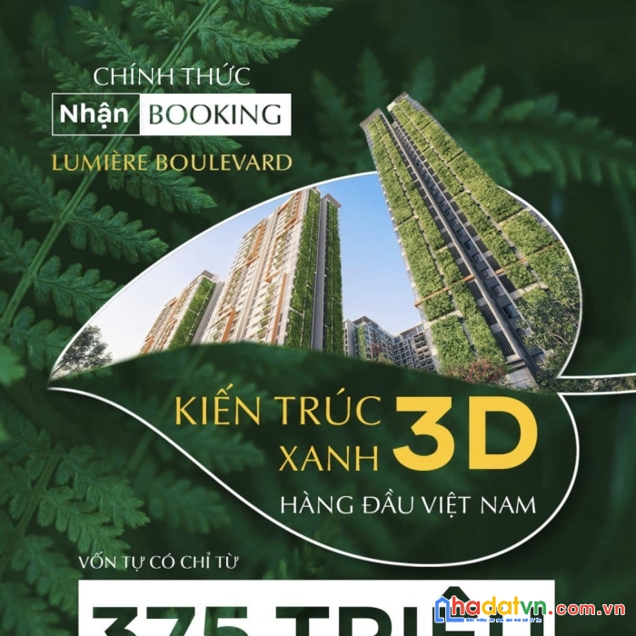 Cơ hội sở hữu nhà ở vinhomes tại tp.hcm  chỉ với từ 375 triệu đồng