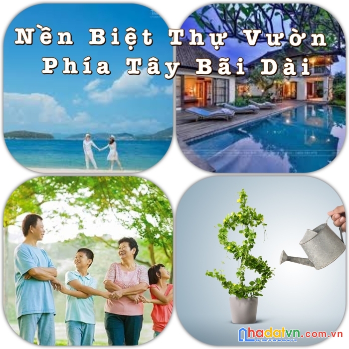Biệt thự vườn phía tây biển bãi dài cam lâm nằm trong top 3 vùng đáng sống nhất tỉnh