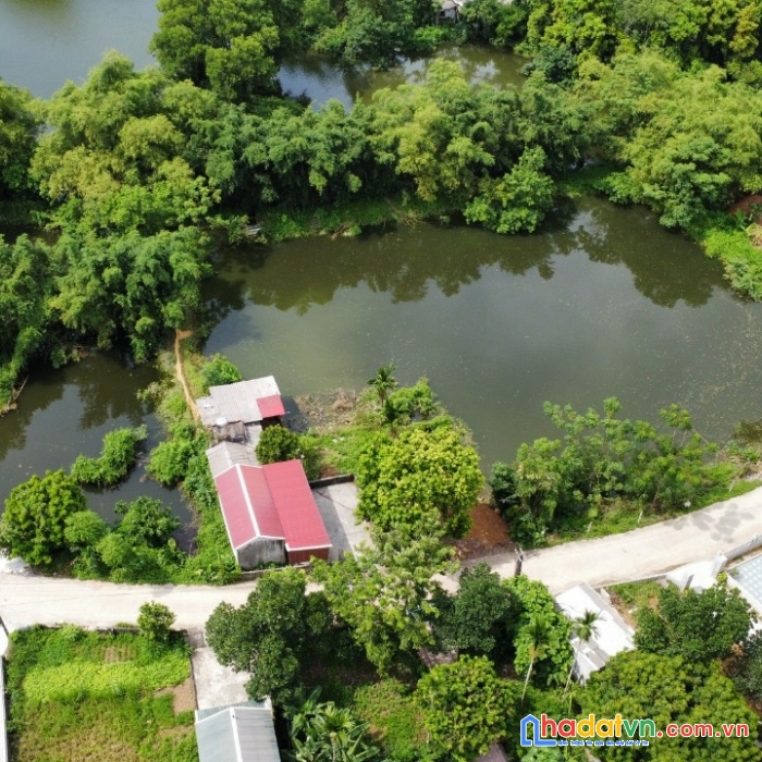 Bán đất thủy xuân tiên chương mỹ hà nội hơn 1500m giá 3.x tr/m - view hồ