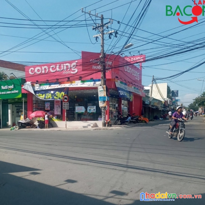 Bán đất 240m2 ( ngang 6m ) mặt tiền nguyễn khuyến ngay chợ phú thọ trảng dài.