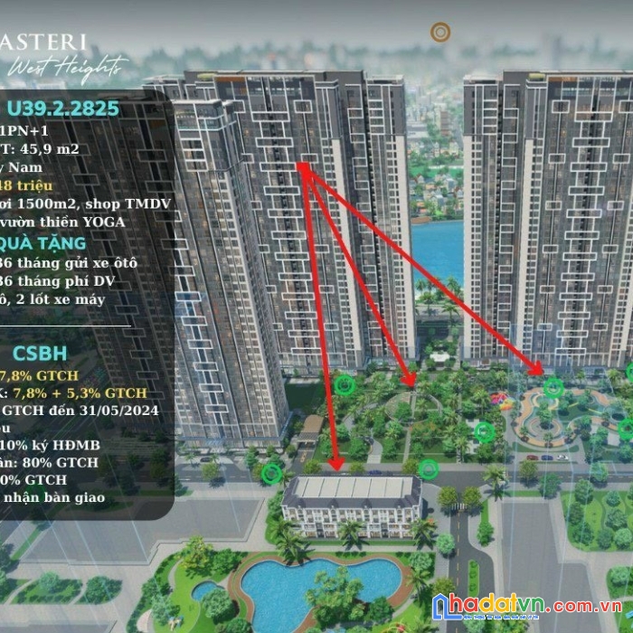 Cuộc sống thượng lưu ngay trong tầm tay khi mua căn hộ tại masteri west heights - vinhomes smart