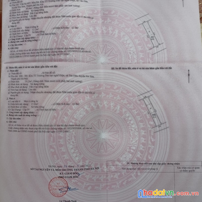 Bán gấp gấp lô đất 97m2 tại khu tập thể trường đào tạo nghề điện tân dân sóc sơn - lh - 0399786838