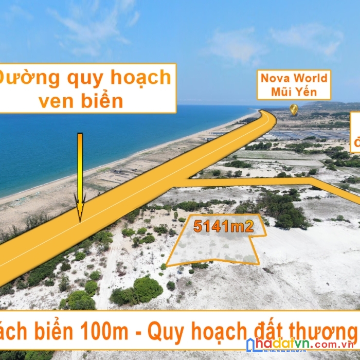 Chính chủ bán đất mặt biển hòa thắng có đường trên sổ  11 tỷ 0932627439