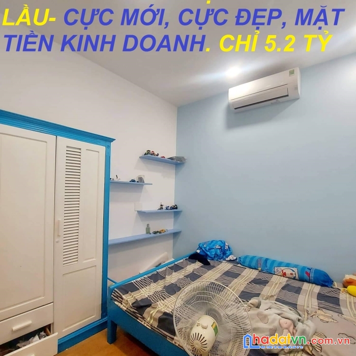 Nợ ngân hàng. gấp bán. nhà 2 lầu, an thượng 15. dt 66m2. chỉ 5.2 tỷ