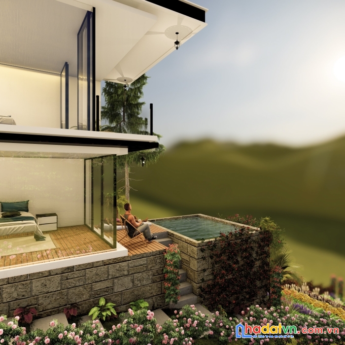 Biệt thự nghỉ dưỡng sành villa chỉ từ 4,x triệu/m2