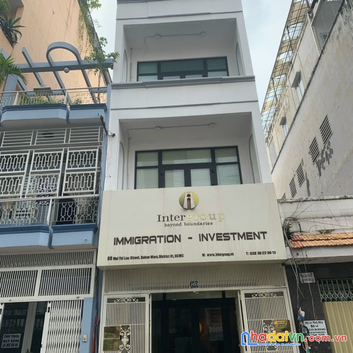 Mt 89 mai thị lựu ,phương dakao,q1, 4x22m, trệt 3 lầu cực đẹp, giá rẻ