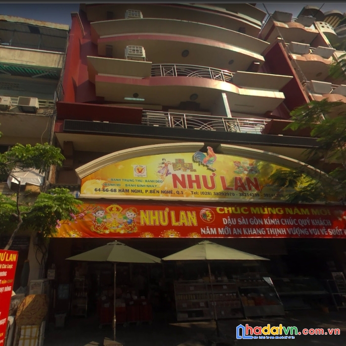 Bán nhà mt 64-68  hàm nghi, p. bến nghé, quận 1