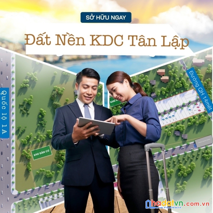 Tâm điểm vàng đón sóng nền kdc tân lập, cam lâm