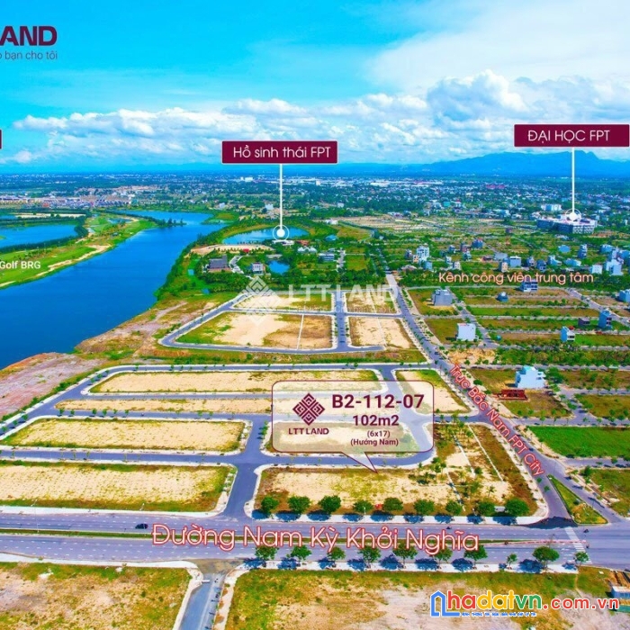 Cần bán nhanh lô đất đẹp đắc địa khu biệt thự r3 fpt city