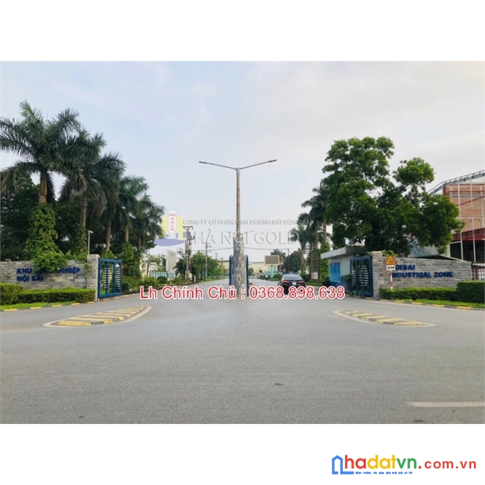 Cổng kcn nội bài 83m2 giá chỉ nhỉnh tỷ, đường 2 ô tô chạy đua