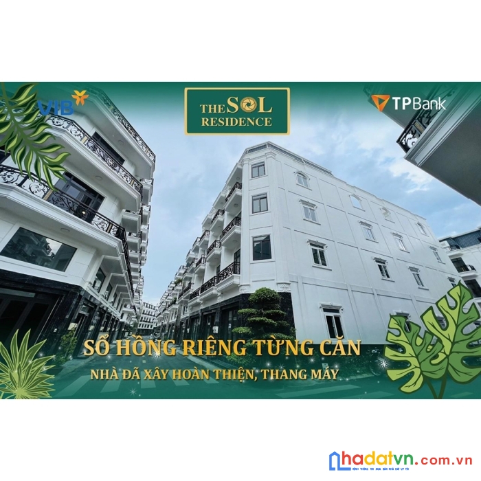 Nhà phố khu compound, gần ngã tư ga, sổ hồng hoàn công, 2 mặt tiền sông