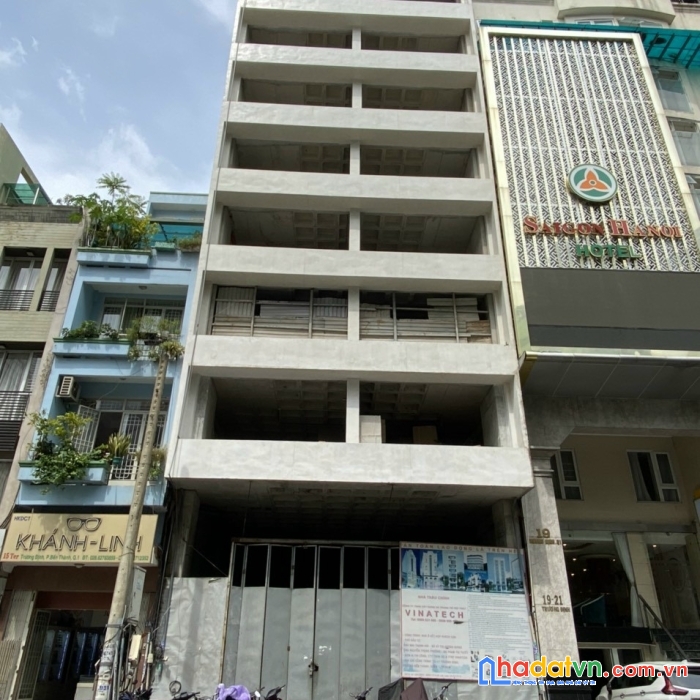 Cho thuê nguyên căn khách sạn mặt tiền số 15-17 đường trương định p.bến thành quận 1