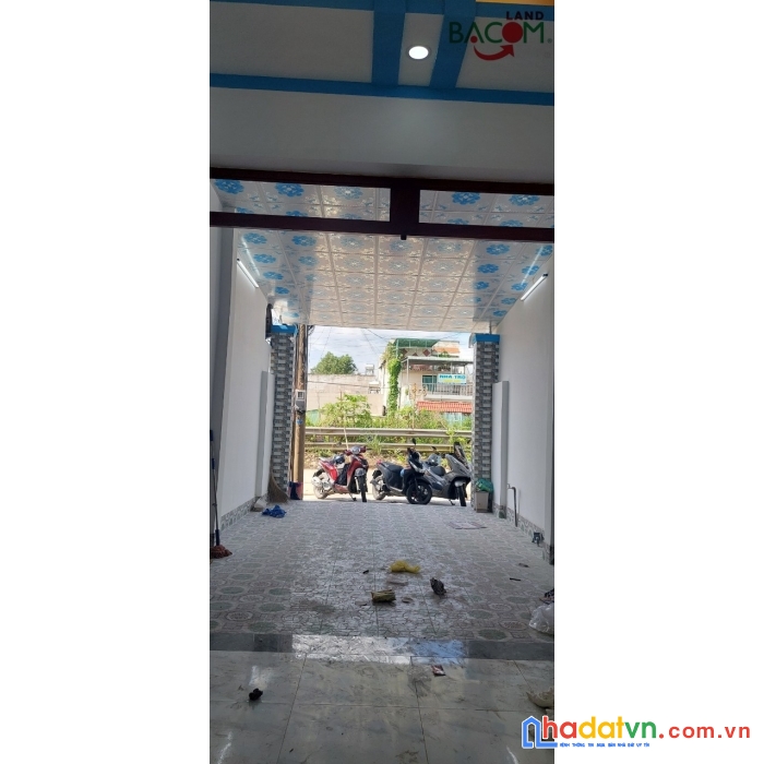 Bán nhà mặt tiền 200m2 shr thổ cư đường nguyễn văn lung p.hoá an, giá 4ty200