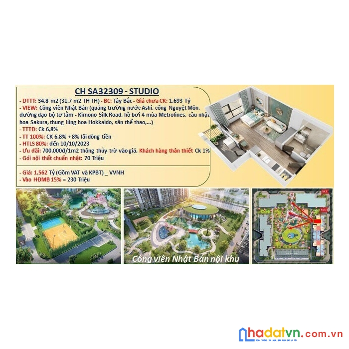 Vì sao khách hàng lựa chọn căn studio tại phân khu the sakura- vinhomes smart city ???