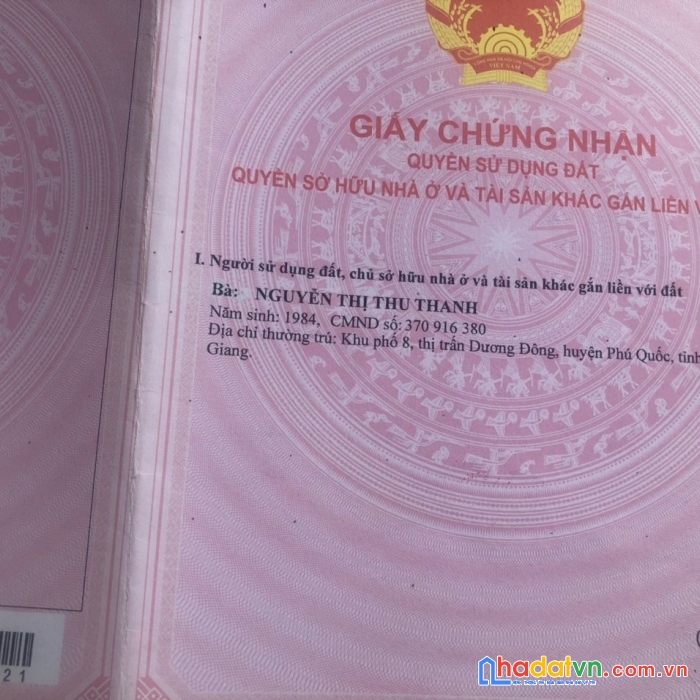 Chính chủ cần bán lô đất vị trí đẹp tại kiên giang