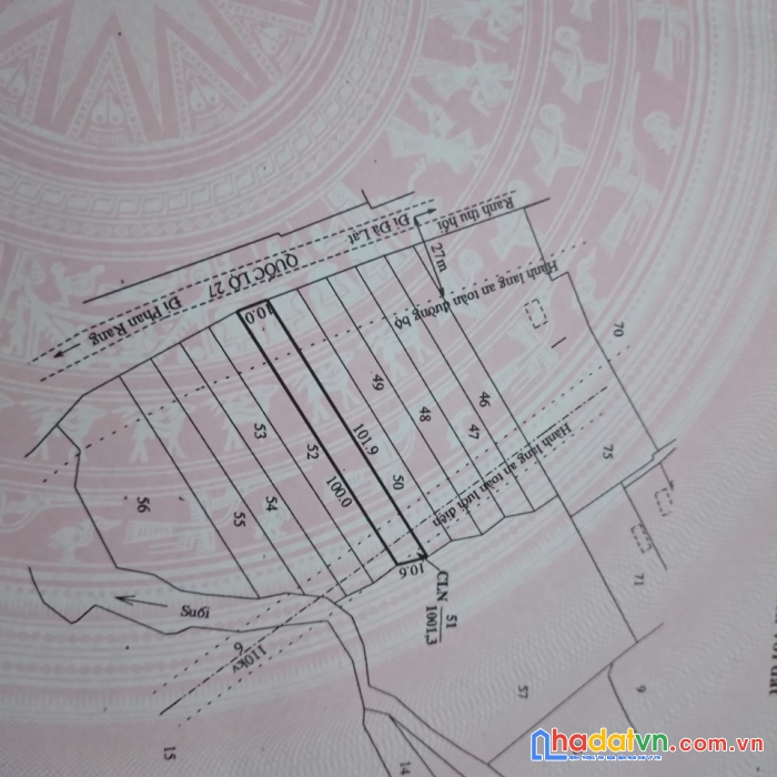 Chính chủ cần bán gấp lô đất đẹp mặt tiền quốc lộ 27 a. tại xã mỹ sơn, ninh sơn, ninh thuận