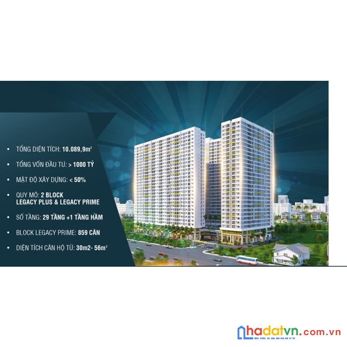 Căn hộ legacy prime thuận an - 166tr/căn