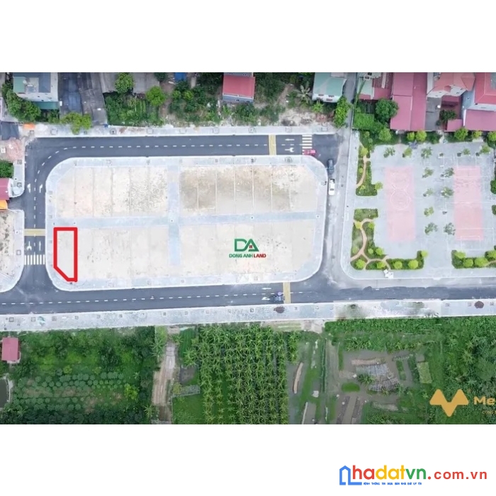 Lô góc 90m đẹp nhất đấu giá x7 lỗ khê, liên hà - view cánh đồng