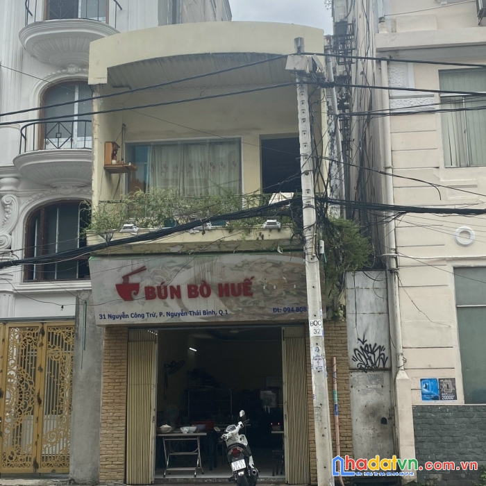 Mt 31 nguyễn công trứ, p. nguyễn thái bình, quận 1, 4.3x22m, trệt 1 lầu
