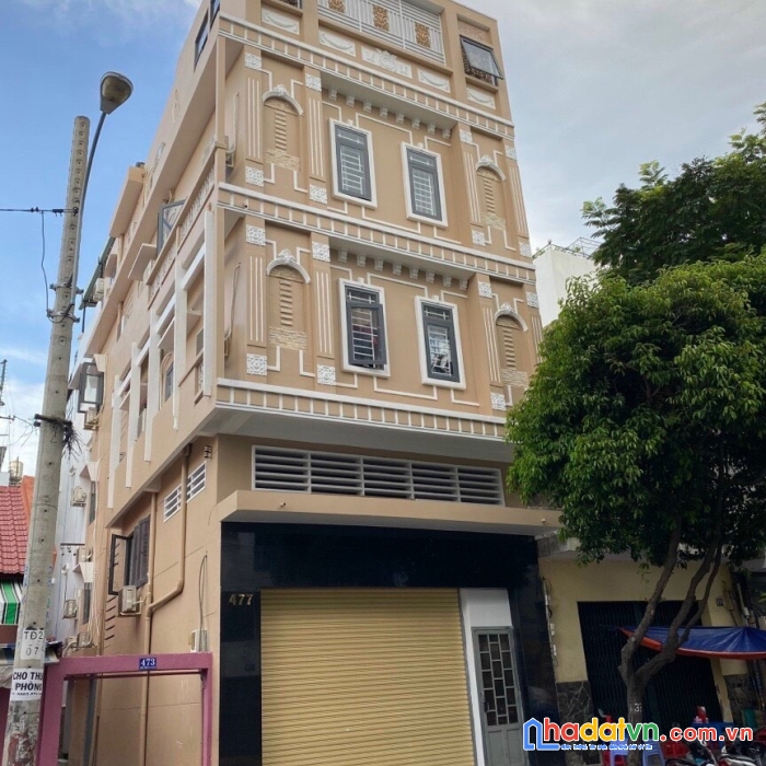 Mt 477 hoà hảo, p.5, q10, 6.5x15m, trệt, lửng, 3 lầu, sân thượng cực đẹp