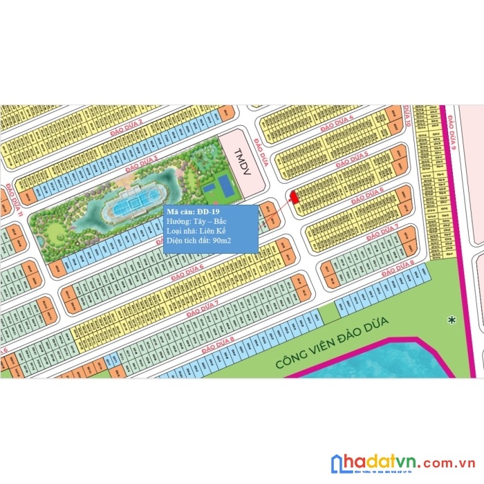 Bán căn bt đảo dừa vin hưng yên căn góc cách vườn hoa 3 bước chân