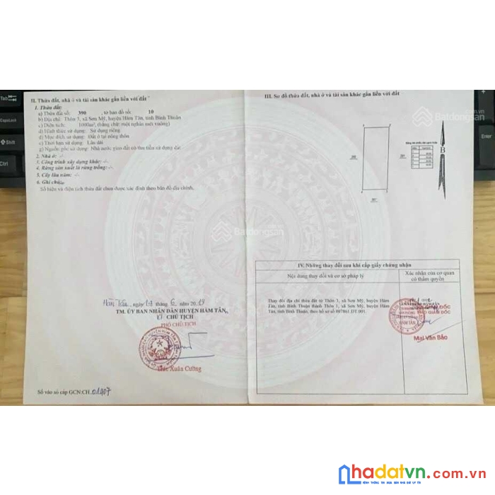 Sở hữu ngay lô đất 20 x 50 , full thổ cư , liền kề kcn (becamex - vsip )tại sơn mỹ với giá cực hấp dẫn.