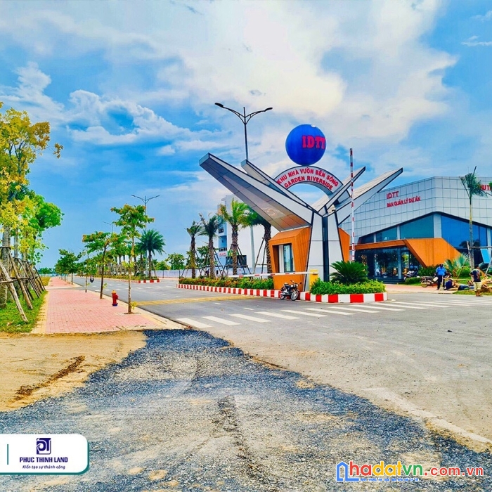 Đất nền garden riverside_ngay trung tâm hành chính thủ thừa, đã có sổ hồng từng nền, chỉ từ