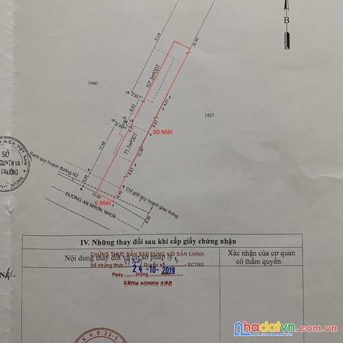 Cần bán lô đất vị trí đẹp tại phường tân bình – tp. dĩ an