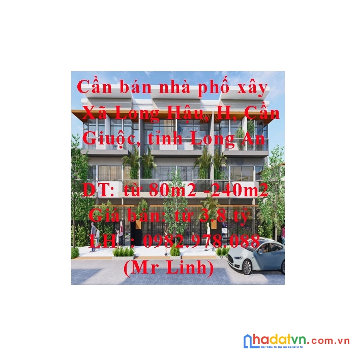 Cần bán nhà phố xây sẵn elite life vị trí đt826e, xã long hậu, huyện cần giuộc, tỉnh long an