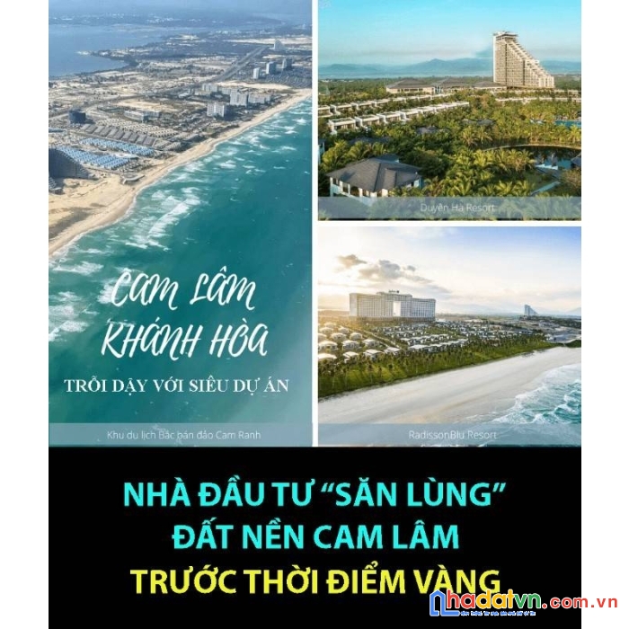 Hàng độc quyền nền biệt thự tân lập, cam lâm giá chỉ 296tr/m