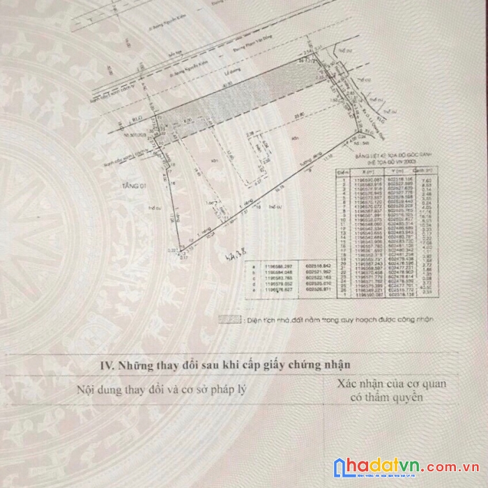 Mặt tiền 290 đại lộ phạm văn đồng, p.1, gò vấp, 45x38m, nhà c4, gpxd hầm 12 tầng
