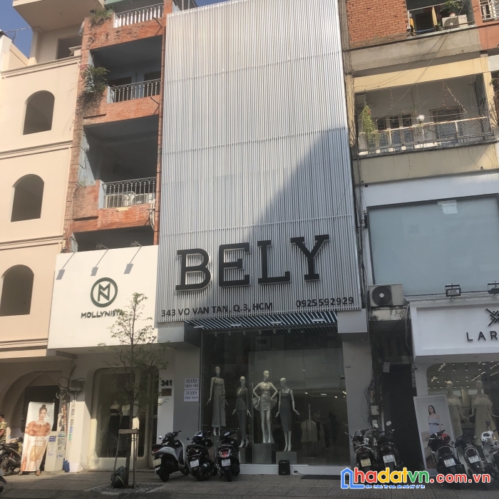 Mt 333 võ văn tần, phường 5, quận 3. 5.4x16m, trệt, 4 lầu, hđ thuê 95tr/tháng