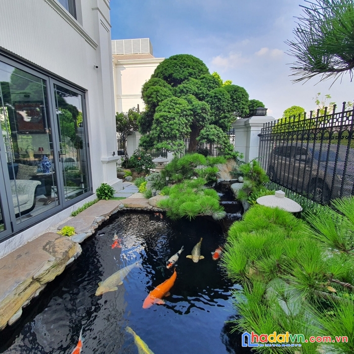 Bán biệt thự lk gamuda, 120m, 4 tầng, mặt tiền 5.5m, giá 22.7 tỷ.