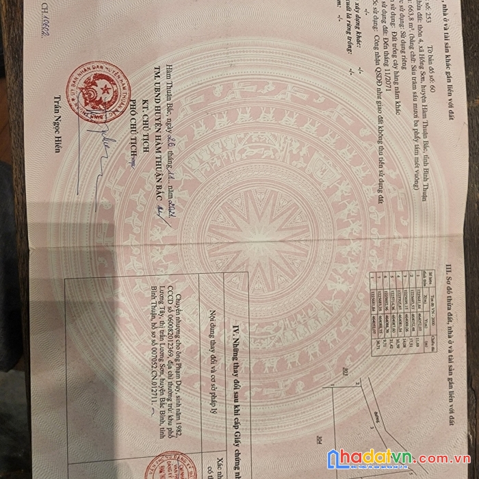 Chính chủ gửi lô đất hàm thuận bắc khu dân cư sinh sống