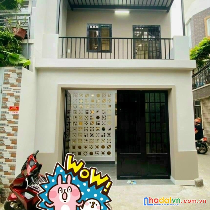 Nhà đẹp, hồ biểu chánh, 4 x 12m, 48m2, chỉ 8.2 tỷ, hẻm xe hơi