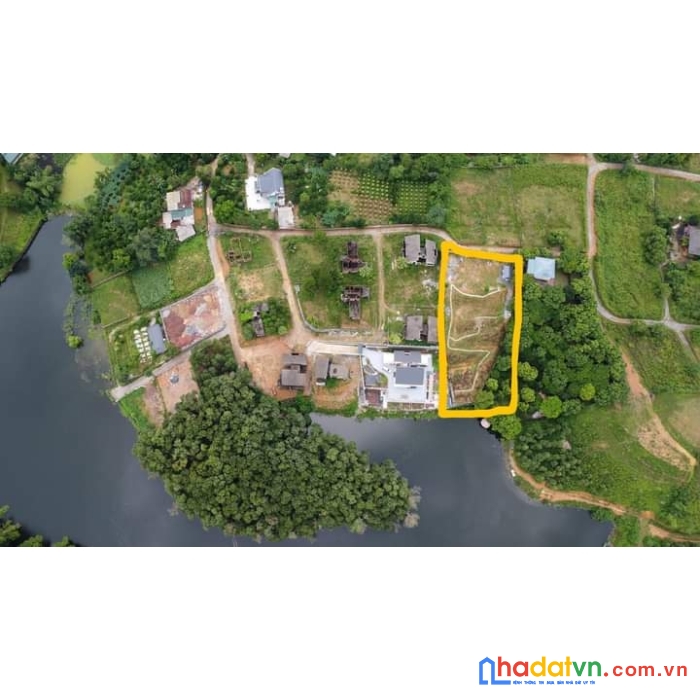 Bán đất nghỉ dưỡng siêu đẹp ở cư yên, tt lương sơn,hb,mặt bám hồ,đường to, 3.8tr/m2