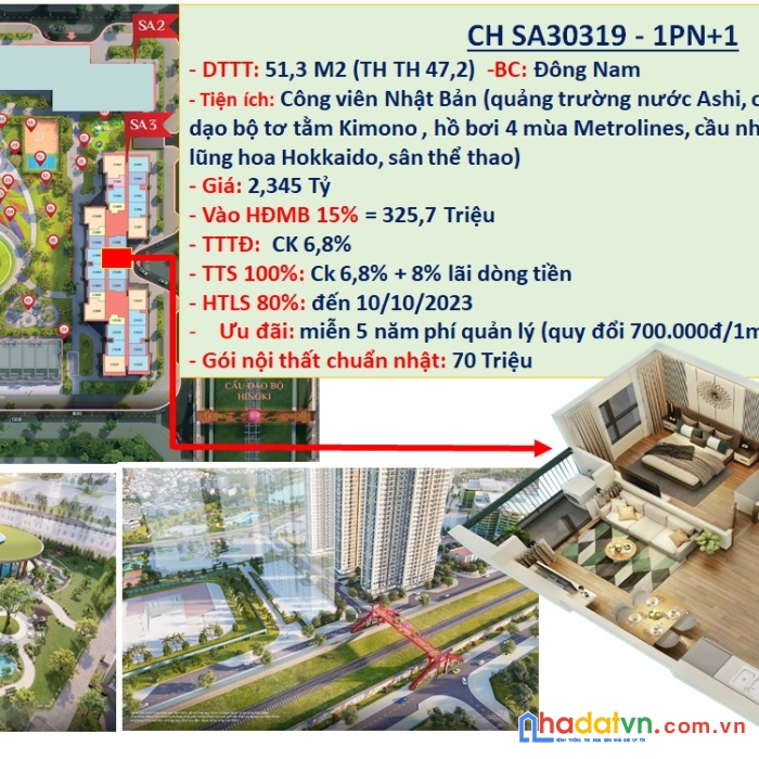 Cần bán căn hộ sa3 vinhomes smart city