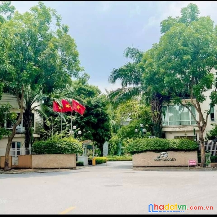 Bán biệt thự palm garden vip nhất kđt việt hưng: 230m2, không gian xanh, an ninh 24/7 0909858789