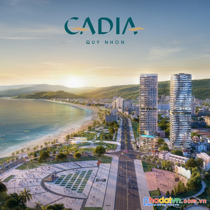 Chỉ từ 500tr sở hữu ngay căn hộ nghỉ dưỡng cadia quy nhơn ôm trọn mặt tiền biển