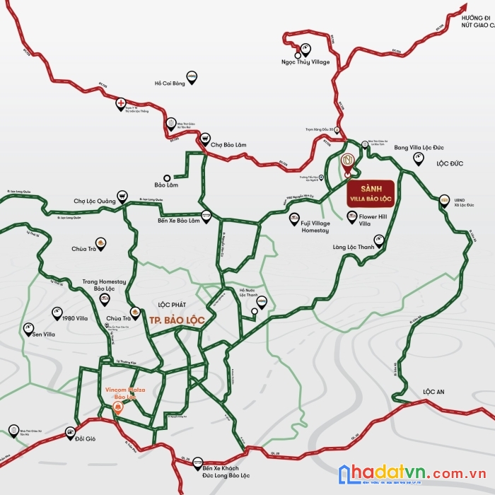 Bán đất full thổ cư bảo lộc - lâm đồng