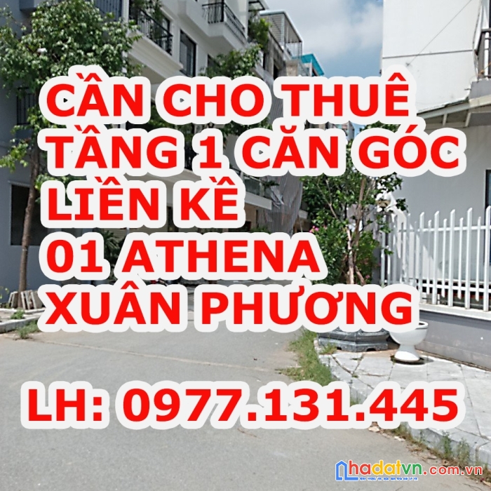 Chính chủ cần cho thuê tầng 1 căn góc tại