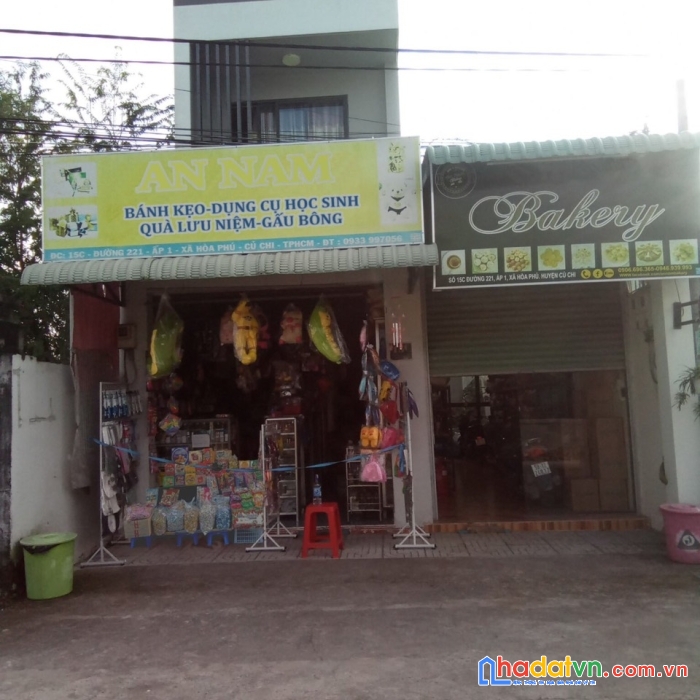 Chính chủ cần bán nhà 2 mặt tiền  đường 221 , hoà phú , củ chi .