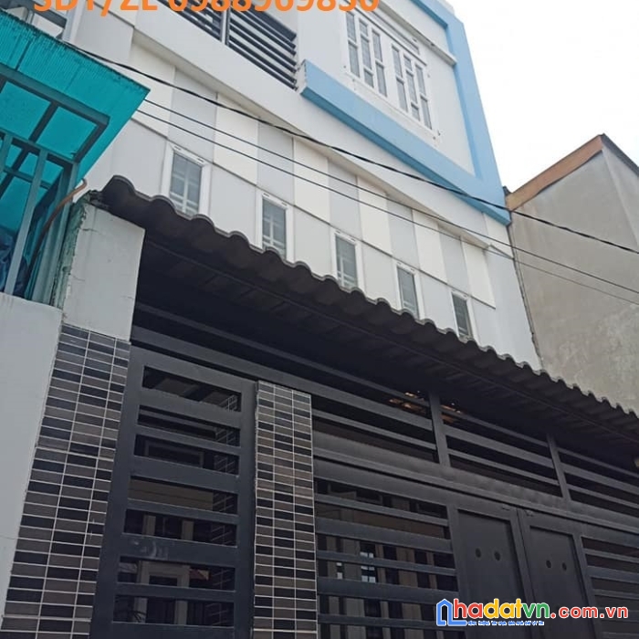 Bán nhà 4 tầng gần chợ hiệp bình, thủ đức, ngang 5m 75m2 giá 5.4 tỷ