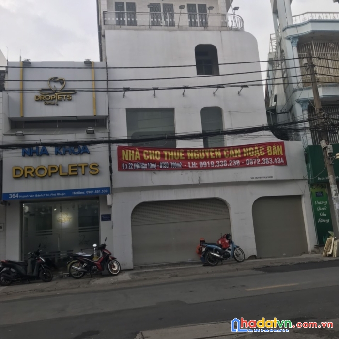 Mt 362 huỳnh văn bánh, phú nhuận, 9x20m, nh: 16m, trệt 3 lầu