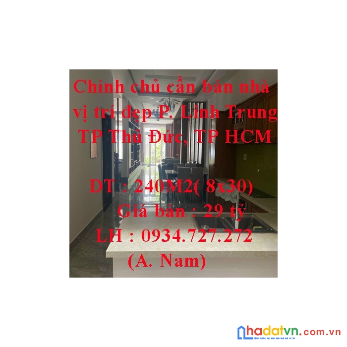 Chính chủ cần bán nhà vị trí đẹp tại tp thủ đức